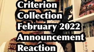 Reaction to the Criterion Collection February 2022 Releases Announcement