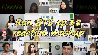 [BTS] Run BTS 달려라 방탄 ep.38｜reaction mashup