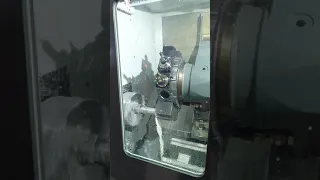 R32 rope thread cutting on CNC lathe