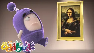 A Trip to the Art Museum - The Mona Lisa Painting! | ODDBODS | Moonbug Kids - Art for Kids Hub 🖌️