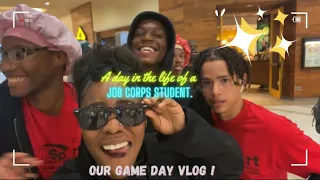 A day in the life| Job corps student👩🏽‍💻. ( WE HAD ANOTHER GAME😋🥳!)