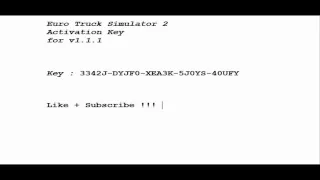 Euro Truck Simulator 2 Activation Key