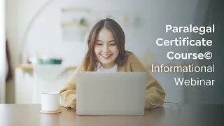 Paralegal Certificate Course© Webinar (Sep 2022) | CLS by BARBRI