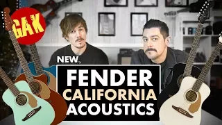 New Fender California Acoustic Series