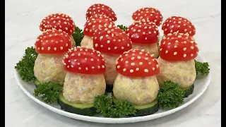 Чудесная Закуска "Грибочки" на Новогодний Стол 2022!!! / Праздничная Закуска / Mushrooms Appetizer