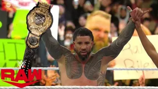 Jey Uso Defeat Damian Priest & Wins World Heavyweight Championship On Raw 2024 !