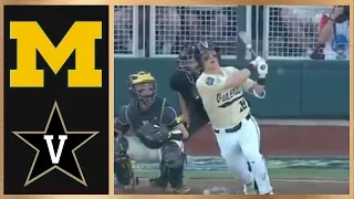 Michigan vs Vanderbilt Game 3 College World Series Final | College Baseball Highlights