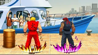 KEN VS EVIL RYU! MOST INSANE FIGHT EVER!