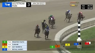 Gulfstream Park Carrera 3 - 28 de Enero 2022