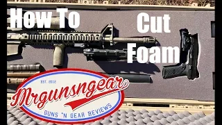 How To Easily Cut Rifle & Camera Case Foam (4K)