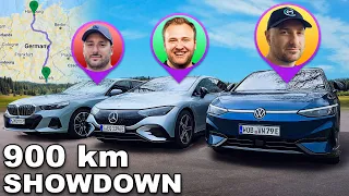 VW ID.7 vs. BMW i5 vs. Mercedes EQE: Elektro-Passat im Kampf gegen Premium Kreuzer?!