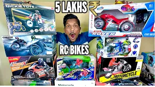 RC Expensive Bikes Collection Worth Rs 100000 Unboxing & Testing - Chatpat toy tv