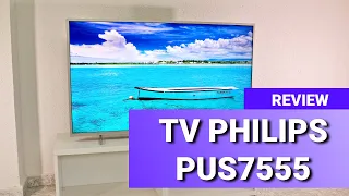 Philips PUS7555 / PUS7505 Review ✅ Good value for price UHD 4K TV