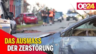 Tornado an Österreich-Grenze