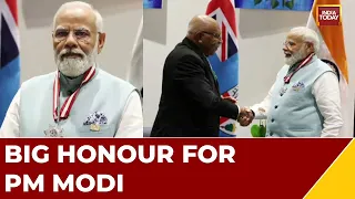 PM Modi Conferred Highest Honour Of FIJI In Recognition Of His Global Leadership