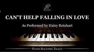 Can't Help Falling In Love (Piano Accompaniment) Haley Reinhart