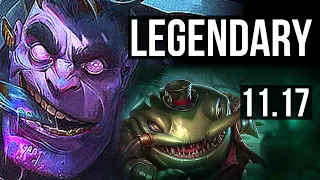 DR. MUNDO vs TAHM KENCH (TOP) | 9/0/4, Legendary, 500+ games | KR Diamond | v11.17