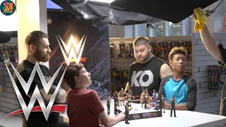 WWE Tough Talkers - Kevin Owens and Sami Zayn Behind the Scenes | WWE | Mattel Action!