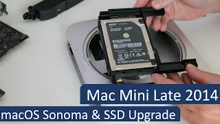 Mac Mini Late 2014 - macOS Sonoma and SSD Upgrade