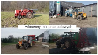 Wiosenne prace polowe 2024!!☆Wywóz gnojowicy☆orka☆ siewy☆opryski ☆nawozy☆