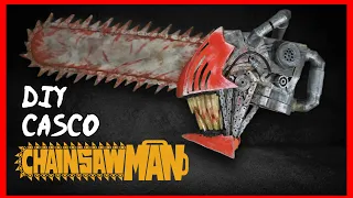 DIY Casco Chainsaw Man con cartón y foam! / Cosplay Chainsaw Man / German Art