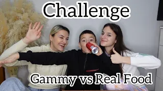 Gammy vs Real Food//Part 2//Challenge// Perseri sherr ne video 😠//Dezi Lami