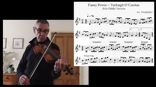 Fanny Power - Turlough O'Carolan - Solo fiddle version