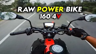 Finally TVS APACHE RTR 160 4V Ride Review - Raw Power in BS6 Bike?