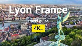 Lyon France 4K UHD| Explore the Stunning Views of Downtown Lyon France