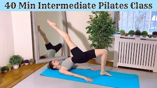 40 MIN INTERMEDIATE PILATES CLASS | Full Body Workout | Abs Butt & Arms