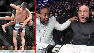 UFC 268 Commentator Booth Reactions