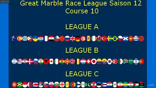 Great Marble Race League - Course 10 (Saison 12) - (League A, League B, League C) [Algodoo]