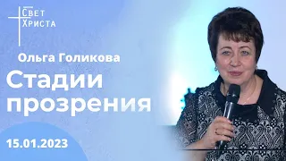 Стадии прозрения. Ольга Голикова. 15 января 2023 года