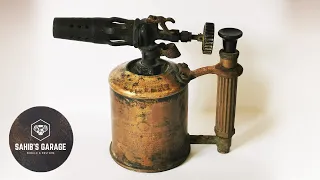 ANTIQUE SWEDISH BLOW TORCH RESTORATION