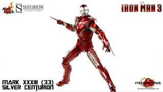 Video Review of the Hot Toys Iron Man 3: Mark XXXIII (33) "Silver Centurion"