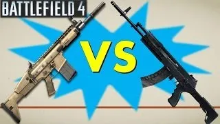 BF4: AK-12 vs SCAR-H | Which Assault Rifle is Best? (Stats and Gameplay)