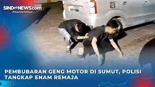 Pembubaran Geng Motor di Sumut, Polisi Tangkap Enam Remaja