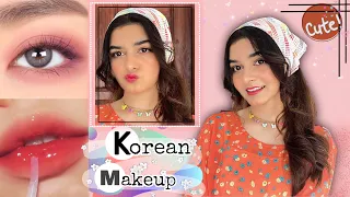 KOREAN MAKEUP Tutorial || Peachy Makeup || Tips & Tricks