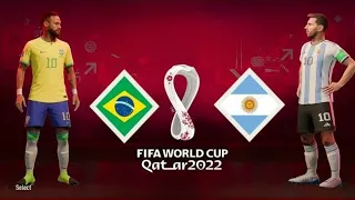 FIFA23- Argentina vs Brazil FIFA World Cup quarter-final |Messi vs Neymar Jr