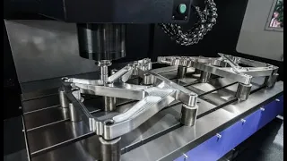 Watch the mold machining process on a precision CNC milling machine