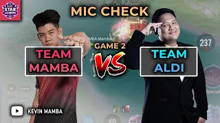 MIC CHECK TEAM MAMBA VS TEAM ALDI GAME 2 - AOV CONTENT CREATOR CHAMPIONSHIP 2022