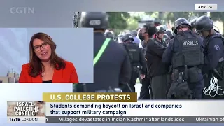 Why are protests against the Gaza war spreading in US universities?