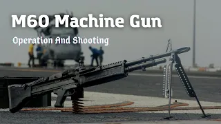 How M60 machine gun Works. Animation Of Operation Of M60 , How It Works