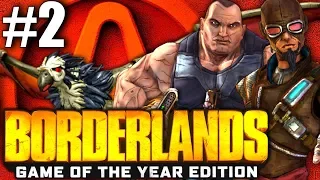 Borderlands Remastered Let's Play - Part 2 - Nine Toes, Skag Gully, & Scar!