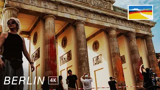 Last Generation climate activists attacked the Brandenburg Gate and sprayed it 🤯