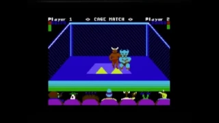 Intergalactic Cage Match C64 Gameplay (Mastertronic)