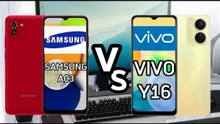 Perbandingan Spesifikasi Dan Harga Samsung A03 Vs Vivo Y16 Terbaru 2022