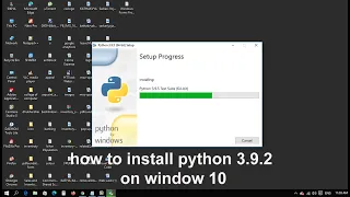 How to install python 3 9 2 on window 10 (32 Bits & 64 bits) | How to Download Python 3.9.2