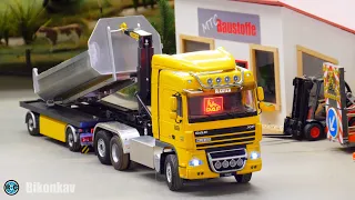 AMAZING RC DAF TRUCK with Hydraulic Hook Lift at work