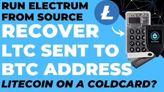 Recover LTC from Bitcoin Address on Hardware Wallet. Run Electrum from Source, Bypass Path Isolation